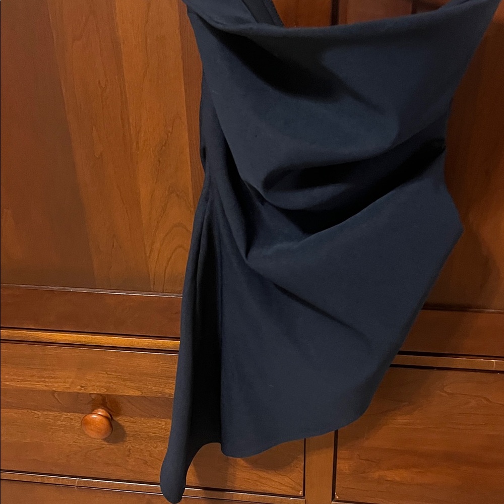 Zara Dark Blue strapless top NWT